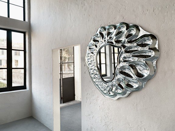 designer väggspegelglasram Caldeira Fiam Italien