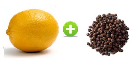 Keittiön korjaustoimenpiteet laihtumiseen Sitruuna ja mustapippuri