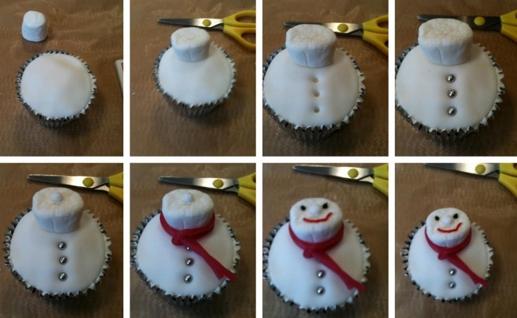 jul-muffins-instruktioner-snögubbe-fondant-marshmallow