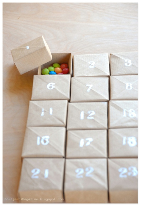 kreativa-idéer-för-advent-kalender-lådor-godis