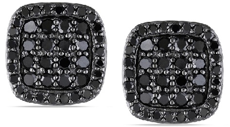 Black Diamond Earrings Stud για άνδρες
