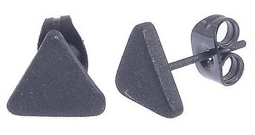 Ανδρικό σκουλαρίκι με τρίγωνο μοτίβο