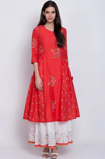 Biba Floral Flared Kurti