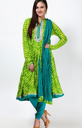 Βαμβακερό Anarkali Lerya Design Churidar Suit