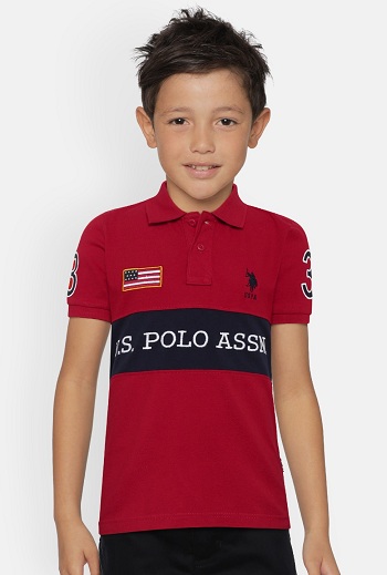 US Polo Collar T-paita