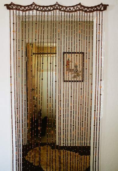 Κουρτίνες πόρτας με χάντρες