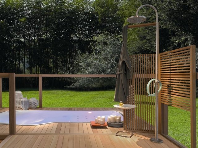 mobil design trädgård duschar stål Ludovica Roberto Palomba