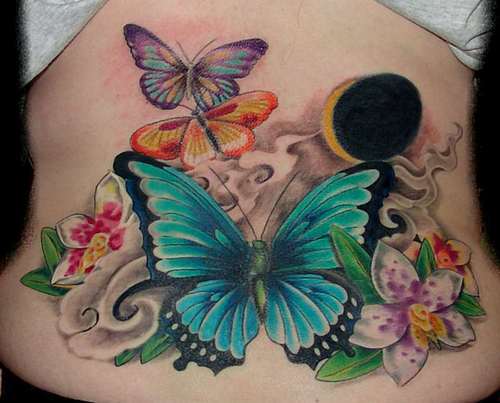Σχέδια τατουάζ άγριας πεταλούδας