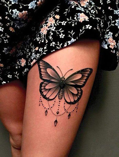 Σχέδια και σημασίες τατουάζ πεταλούδας 1