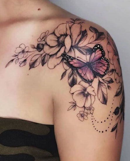 Σχέδια και έννοιες τατουάζ πεταλούδας 3