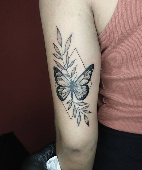 Σχέδια και έννοιες τατουάζ πεταλούδας 8