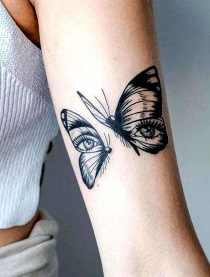 Σχέδια και σημασίες τατουάζ πεταλούδας 9
