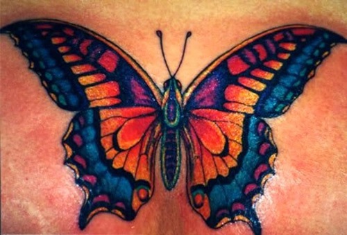 Silmiä hivelevät perhonen tatuointimallit