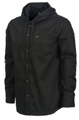 Μαύρο ανδρικό φανελένιο πουκάμισο