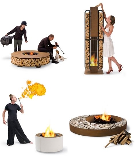 Vedspis utomhus förvaringsutrymme-modern design