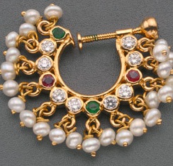 Νυφικό Diamond Nose Ring Jewellery