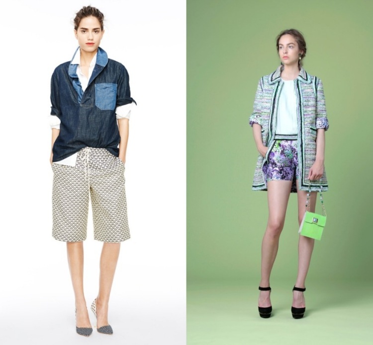 sommar-outfits-shorts-modern-knälängd-kort-elegant-höga klackar-wide-top