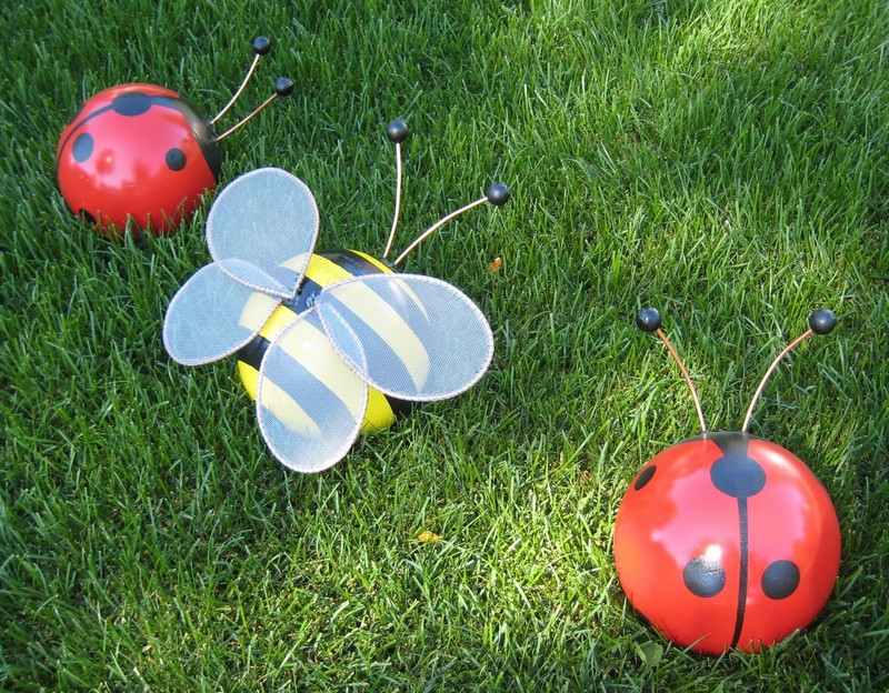 Trädgårdsdekoration DIY bowlingbollar målningsmönster