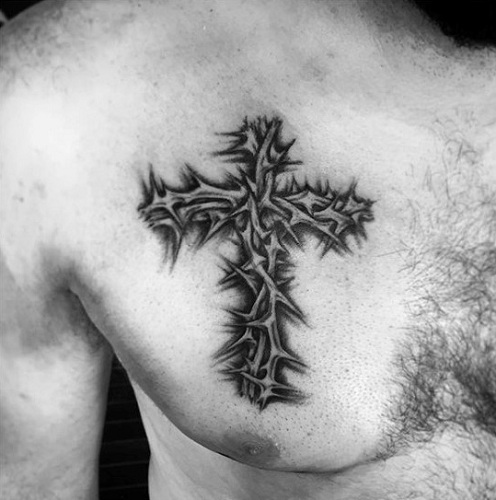 Σχέδιο τατουάζ Thorn Cross