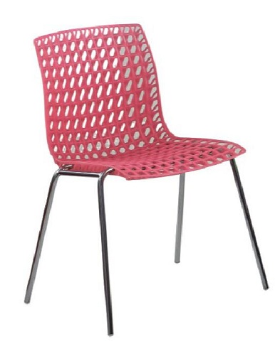 Διάτρητη πλαστική καρέκλα