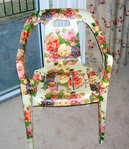Πλαστική καρέκλα Floral Design