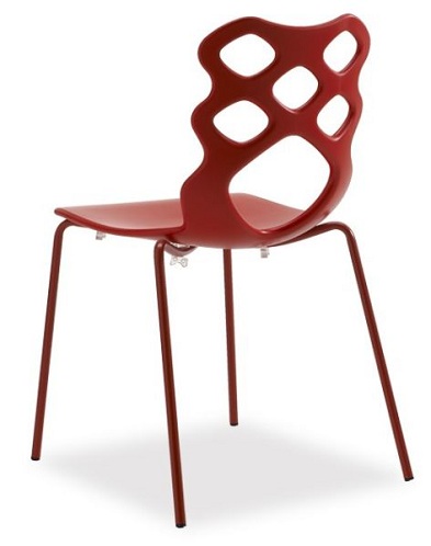 Πλαστική καρέκλα σε σχήμα διαμαντιού