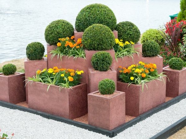 Planteringsbetong Små trädgårdsdesigntips Sommarblommor