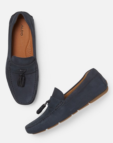 Μπλε Aldo Leather Loafers
