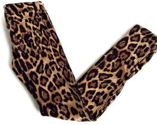 Leopard Animal Print Skinny Jeans για άνδρες και γυναίκες