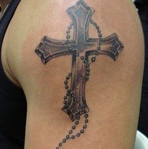 Rukousnauha täytti Kristuksen tatuoinnin aseilla