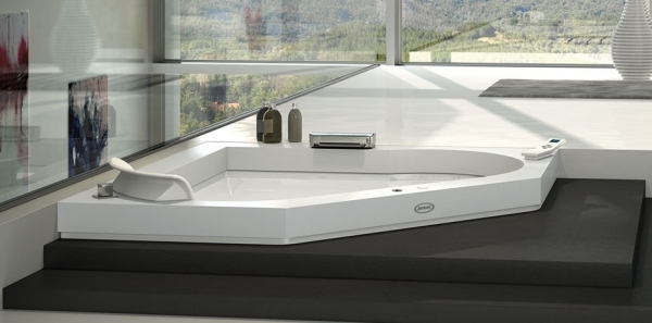aura hörn 140 bubbelpool designbadkar av jacuzzi