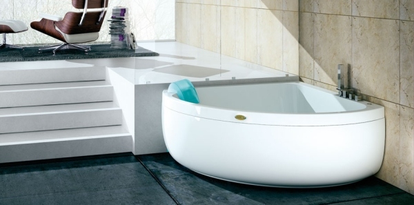 bubbelbadkar design av jacuzzi aquasoul corner140