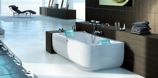 aquasoul dubbel bubbelpool designbadkar av jacuzzi