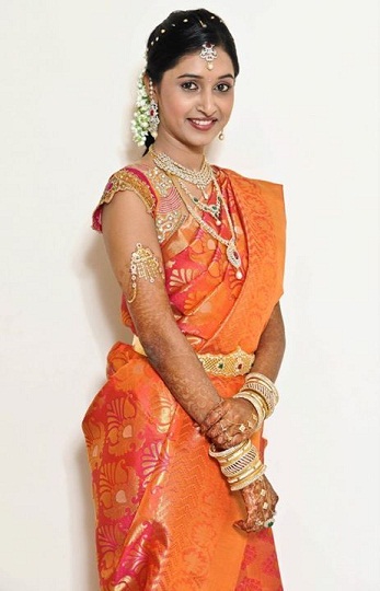 Ιδανικό Σάρι Γάμου Νότιας Ινδίας