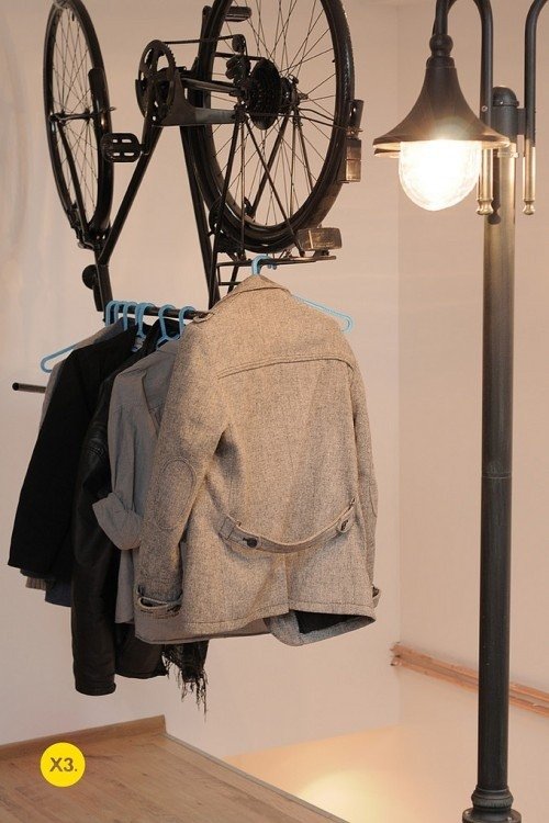 Upcycling idéer med cykeldelar keliderhalter