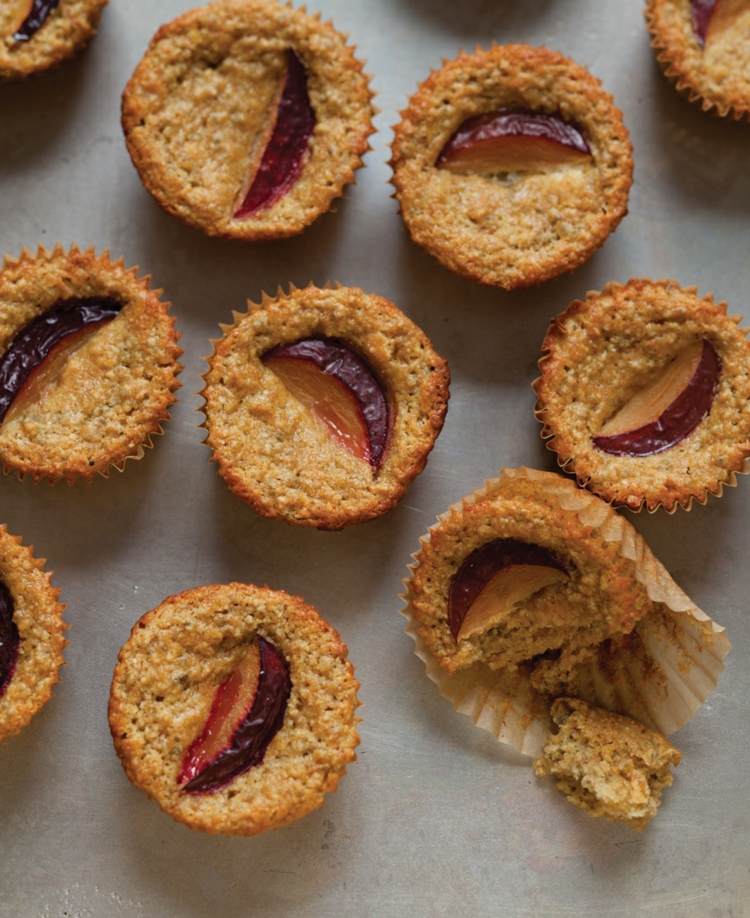 muffins-recept-vegan-plommon-tårta-idé-muffins-fruktig