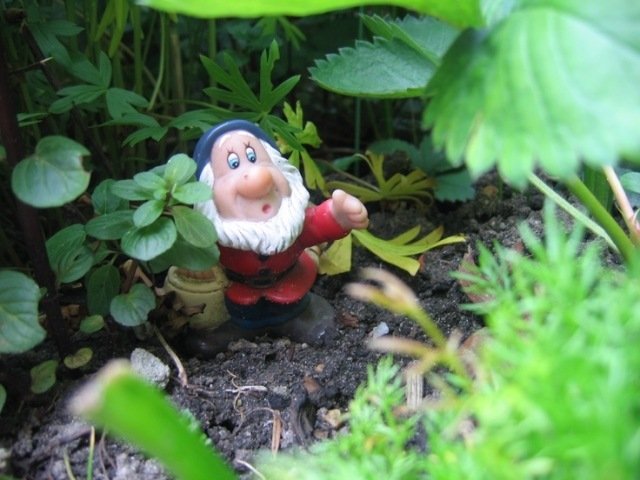 Garden gnome disney snövit design trädgårdssmycken
