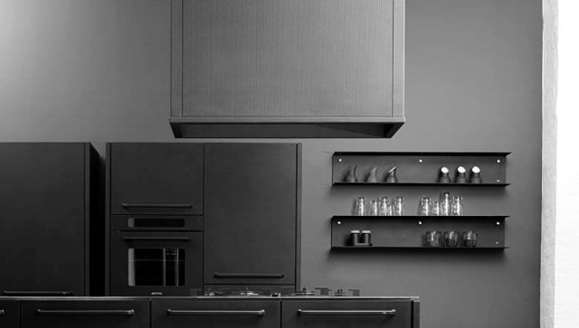 vipp design grå köksfläkt ö modern kök