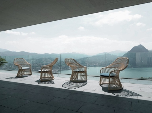 Rotting balkong möbler design stol MARTINGALA PIERANTONIO BONACINA