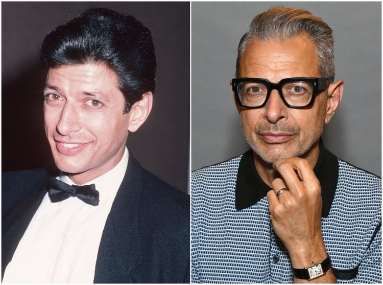 Jeff Goldblum frisyr med längre topphår