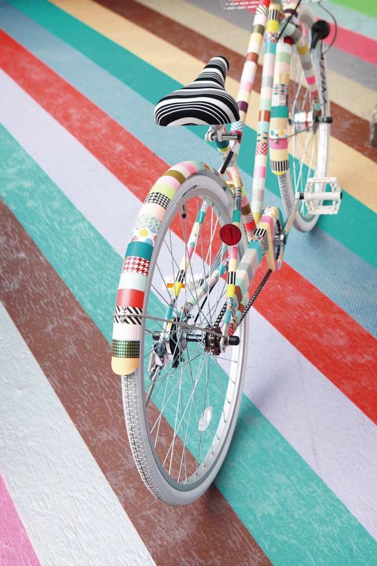 washi-tape-idéer-diy-projekt-krydda din cykel