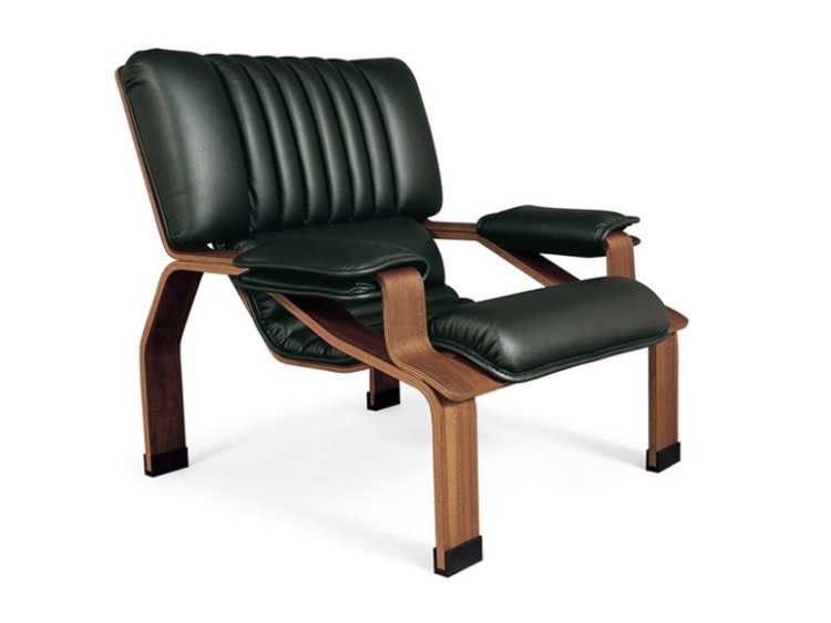 Retro-Designer-Fåtölj-Cigar-Lounge-Valnöt-Armstöd-SUPERLEGGERA-B-LINE