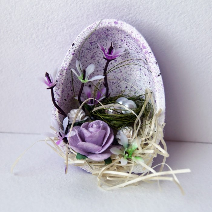 sexig-påsk-dekoration-idéer-för-hantverk-påsk-ägg-lila-påskkorg