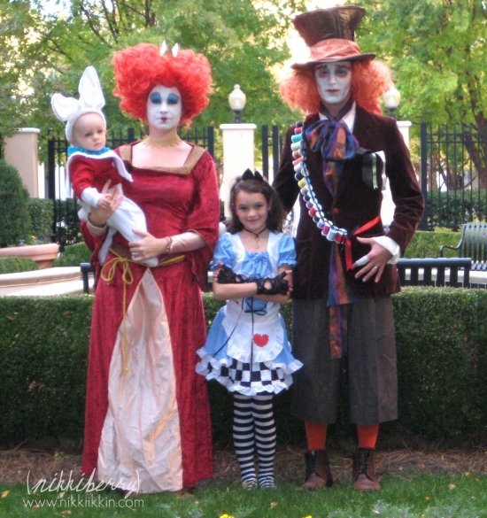 Mardi Gras Idéer Mardi Gras Kostymer Alice Wonderland Family