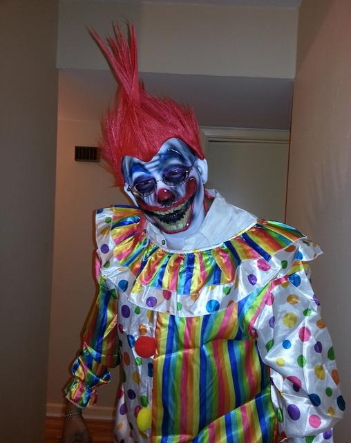 Carnival kostymer män idé killer clown make-up