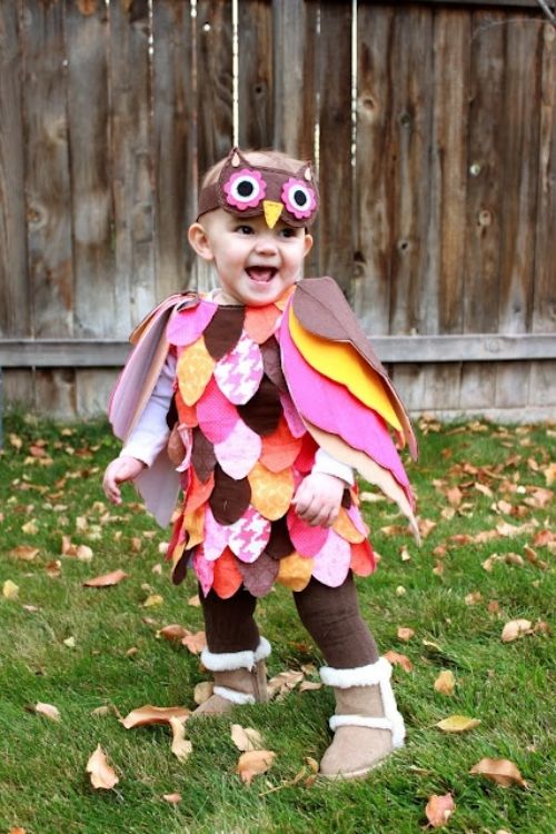 Karnevalskostymer för barn och spädbarn idéer uhu rosa brun