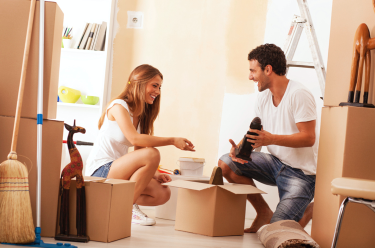 Tips för att flytta hus-planera-sätta upp lådor