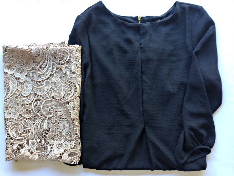 upcycling-idéer-kläder-sy-instruktioner-old-dress-spets-schoen