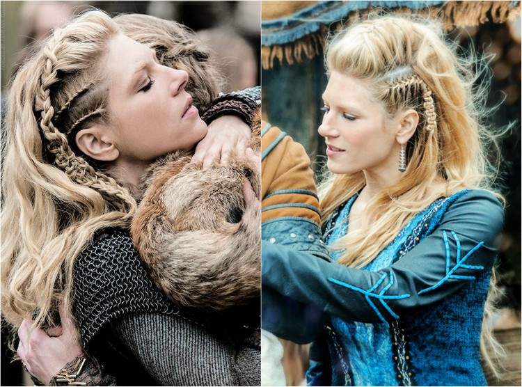 halloween-kostym-idéer-tv-vikingar-lagertha-frisyr-sido-peta-öppet-hår