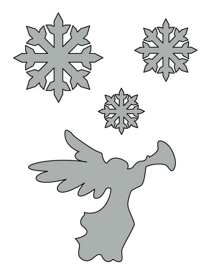 hantverksmallar-jul-utskrift-stencil-snöflinga-änglar